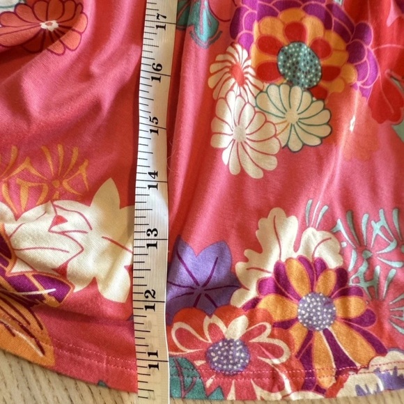 NWT Soft Surroundings Poise Dress Sun Kissed Coral Maxi Floral Plus Size 2X - Picture 14 of 15